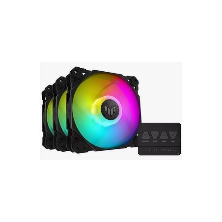 DIVERS Ventilateur de boitier ASUS TUF GAMING TF120 RGB - 12CM (NOIR) nwrtz